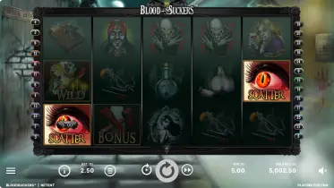 Blood Suckers slot - líneas de pago